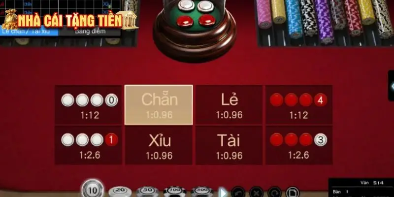 Quy luật khi chơi xóc đĩa trên điện thoại